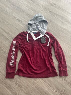 Polo Ralph Lauren Rowing Club Men’s/Unisex Rugby Hoodie Double Scull  XS